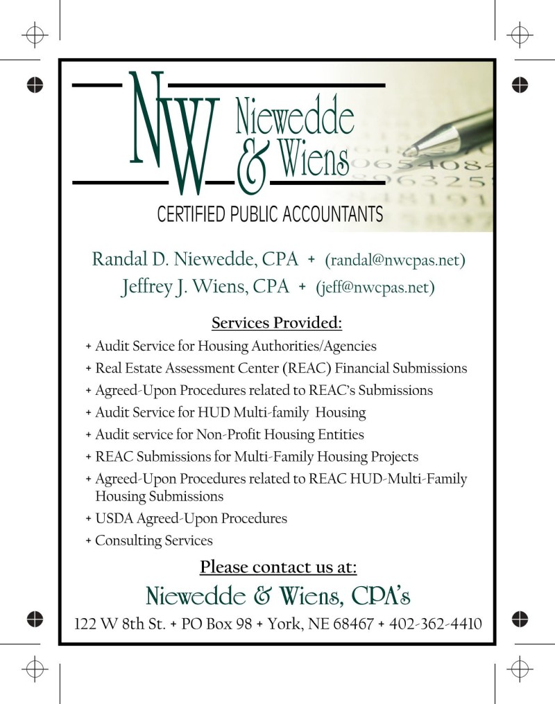 Niewedde & Wiens Flyer