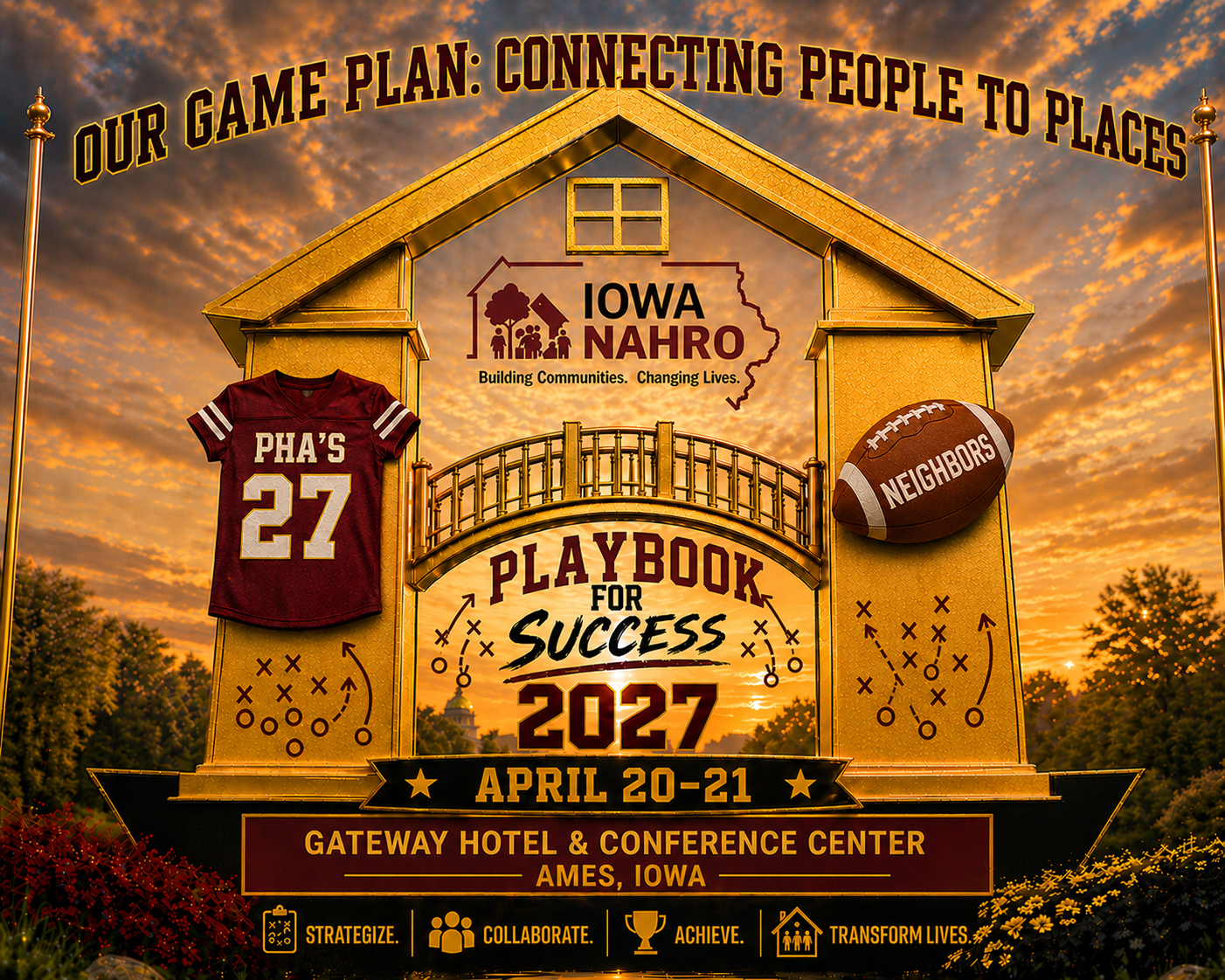 Game Plan for Success 2027 April 20-21 at Gateway Hotel Ames Iowa
